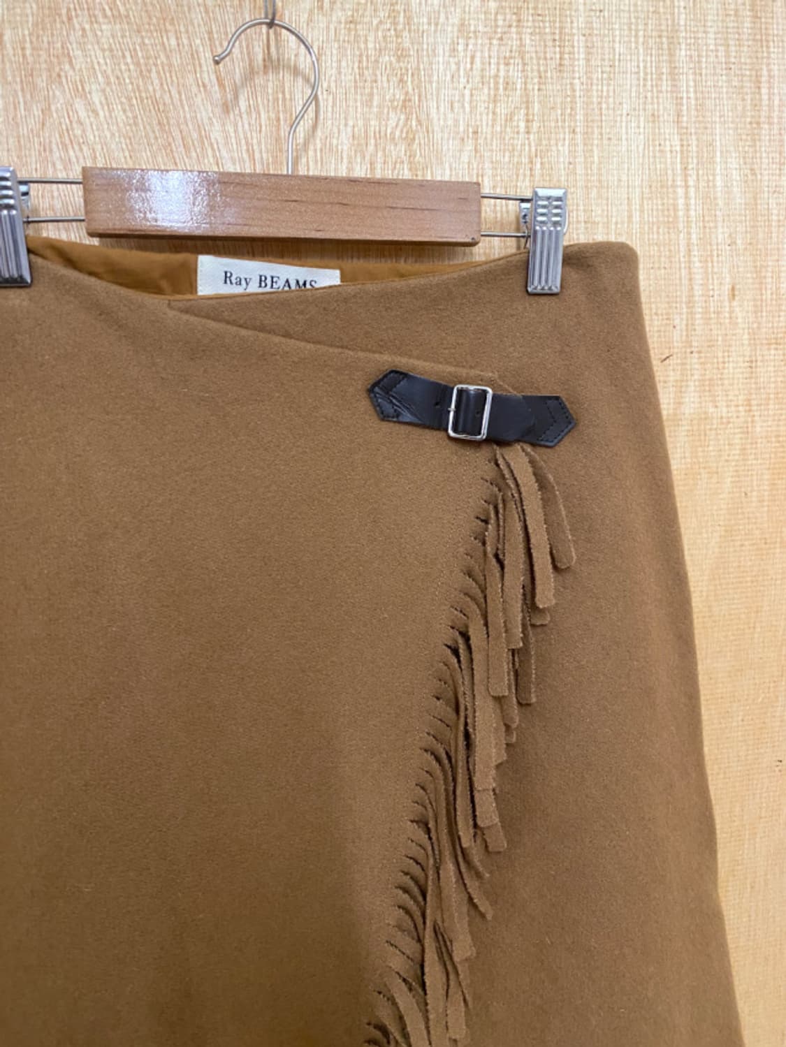 RAY BEAMS fringe wool skirt 빔즈 프린지 스커트 상품이미지4
