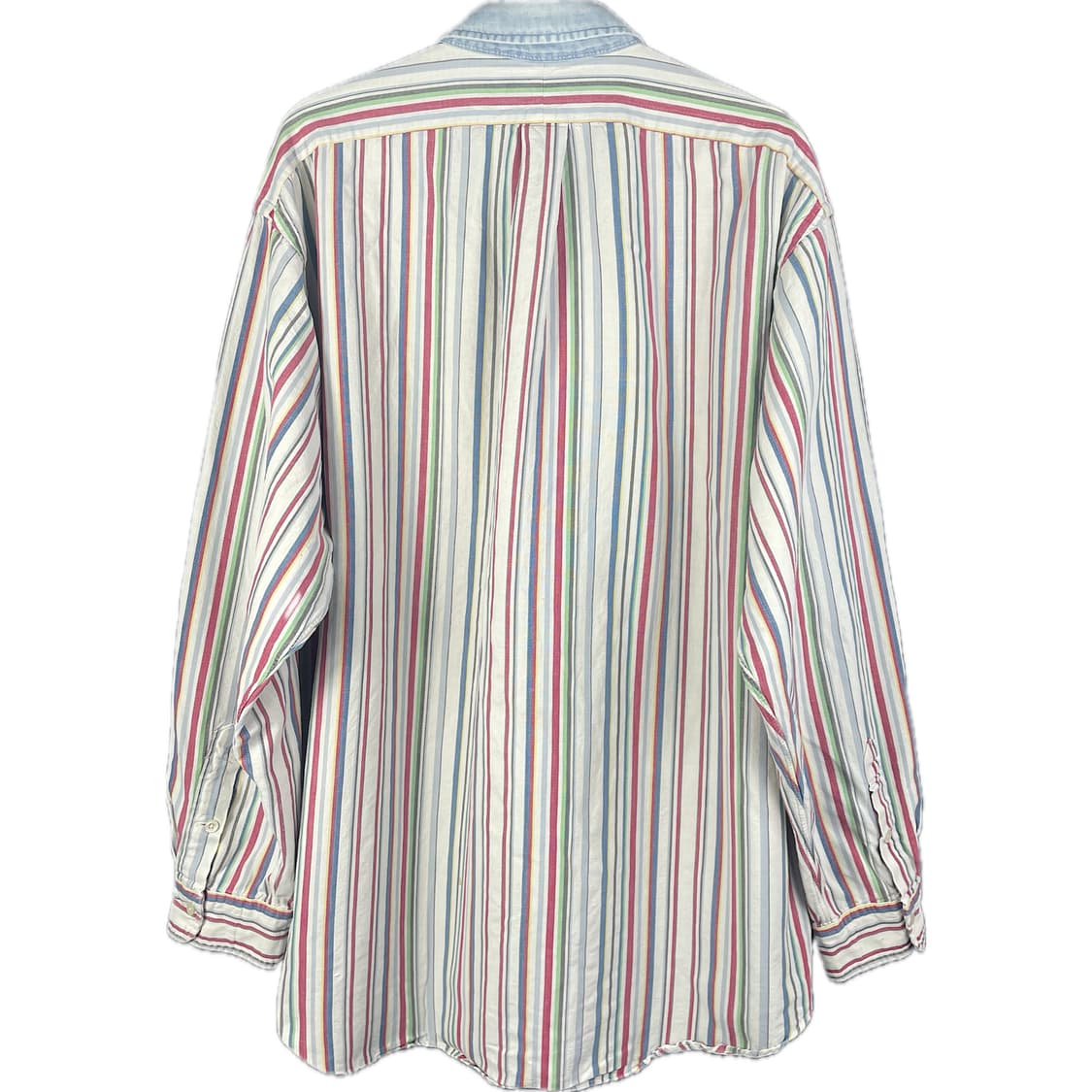 [XXL] 폴로 랄프로렌 데님 카라 멀티 스트라이프 셔츠 상품이미지2