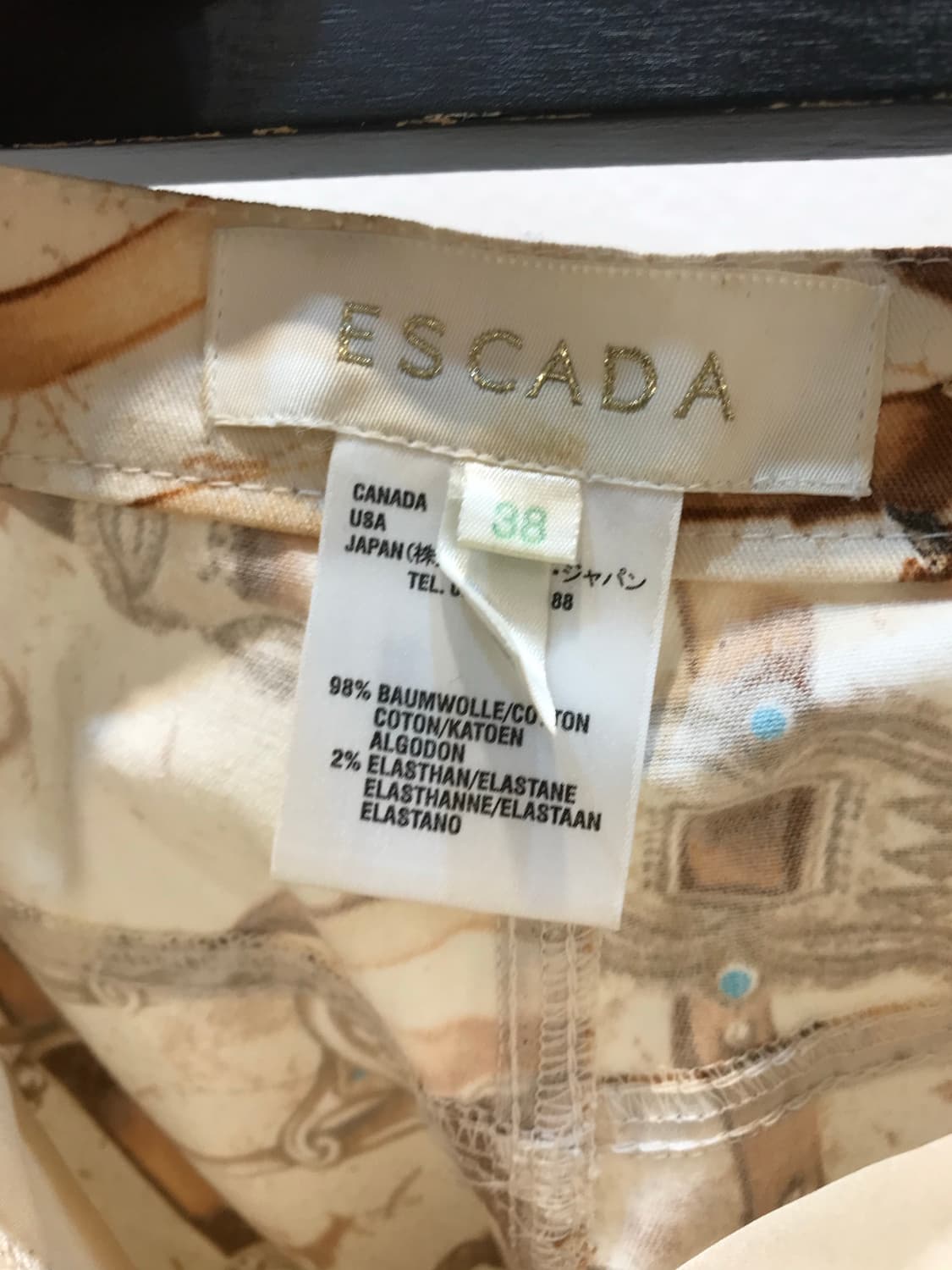 Escada 에스까다 패턴 코튼 팬츠 상품이미지7