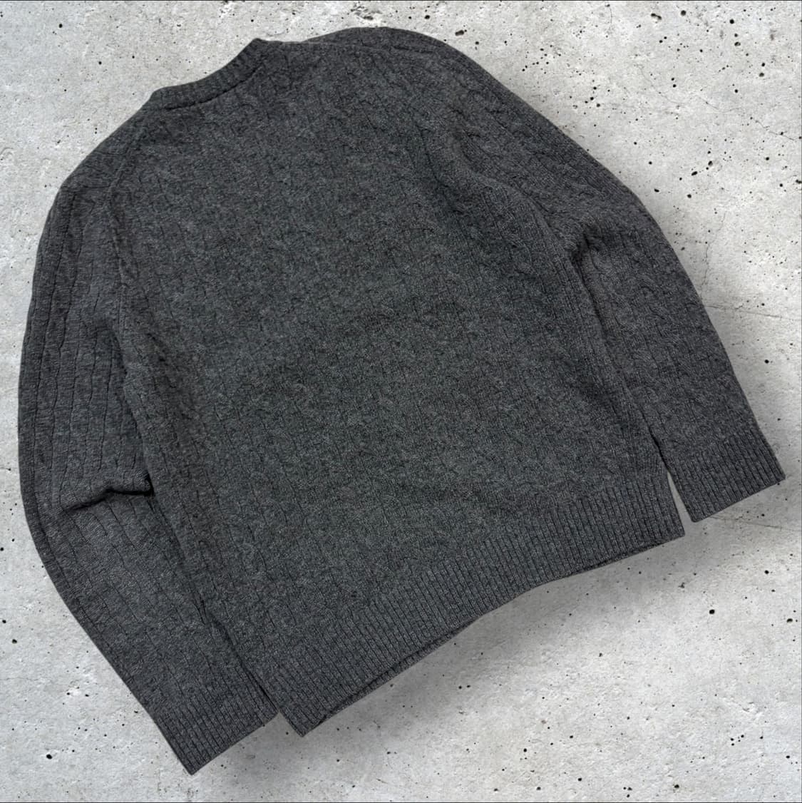 [95] 라코스테 울 케이블 니트 가디건 그레이 C898 상품이미지2