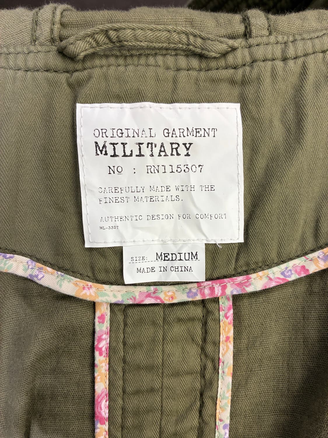 M)유니클로 Military 빈티지 여성 피그먼트 코튼 자켓 상품이미지7