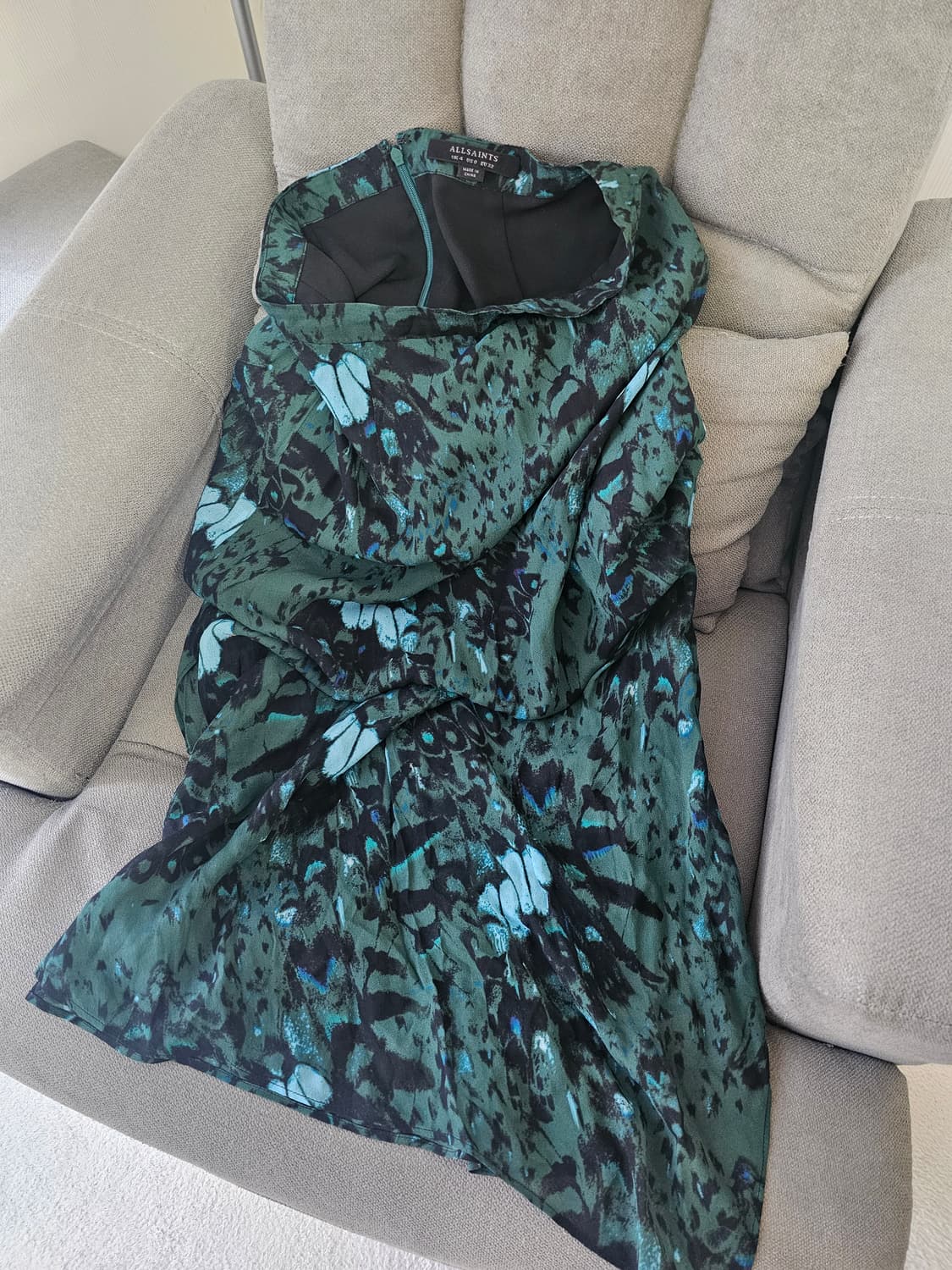 [uk4,us0,eu32] 올세인츠 쉬폰 비스코스 스커트 상품이미지5