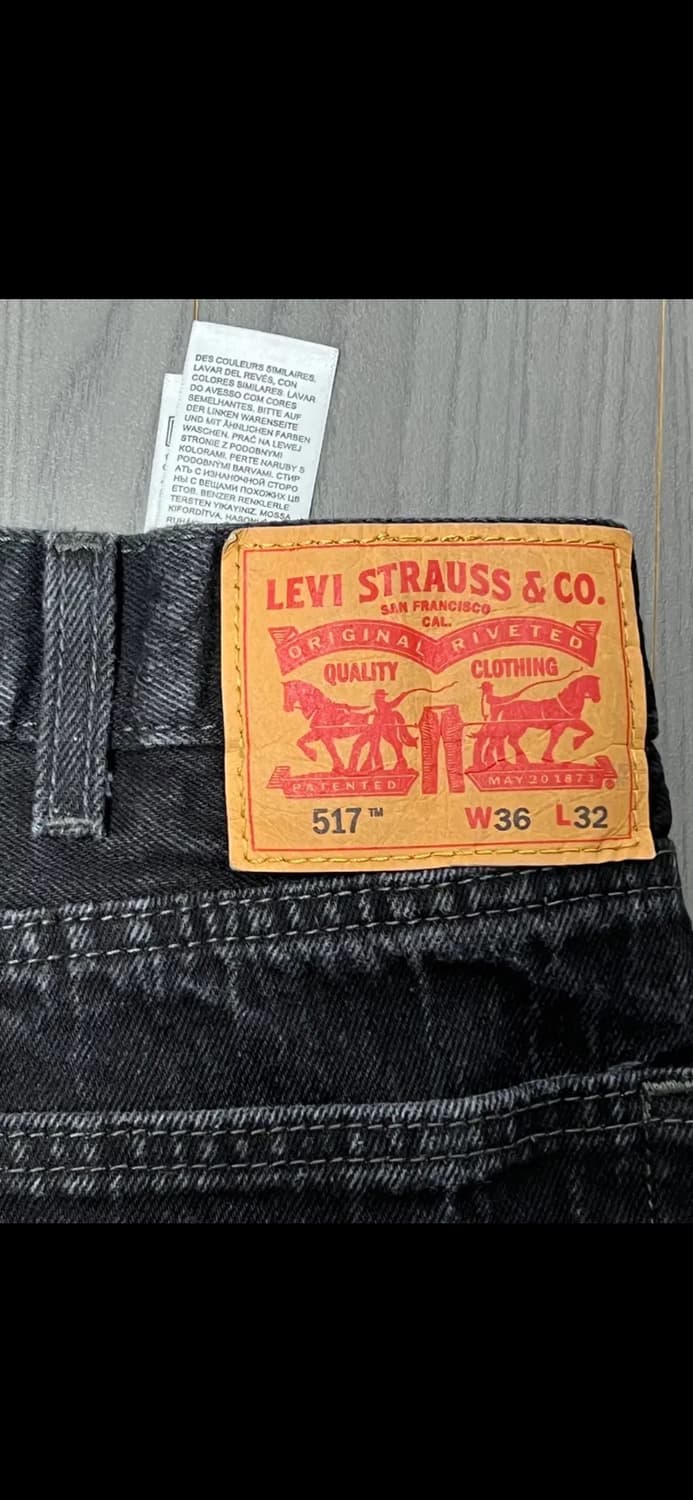 리바이스 517 36*32 블랙 판매합니다 오늘까지만판매 상품이미지1