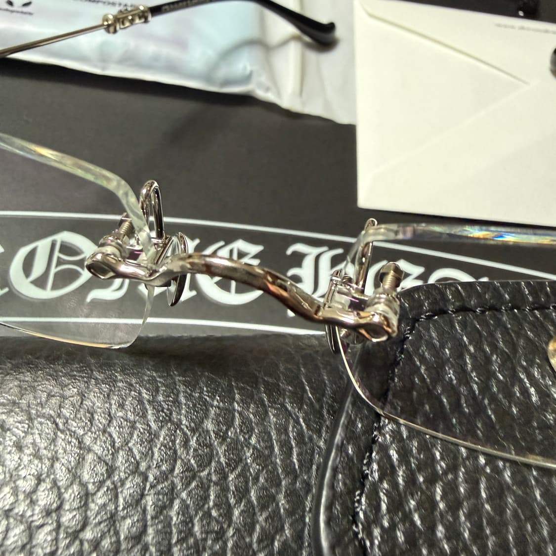 크롬하츠 PILLS 3 필스3 샤이닝 실버 무테 안경 상품이미지7