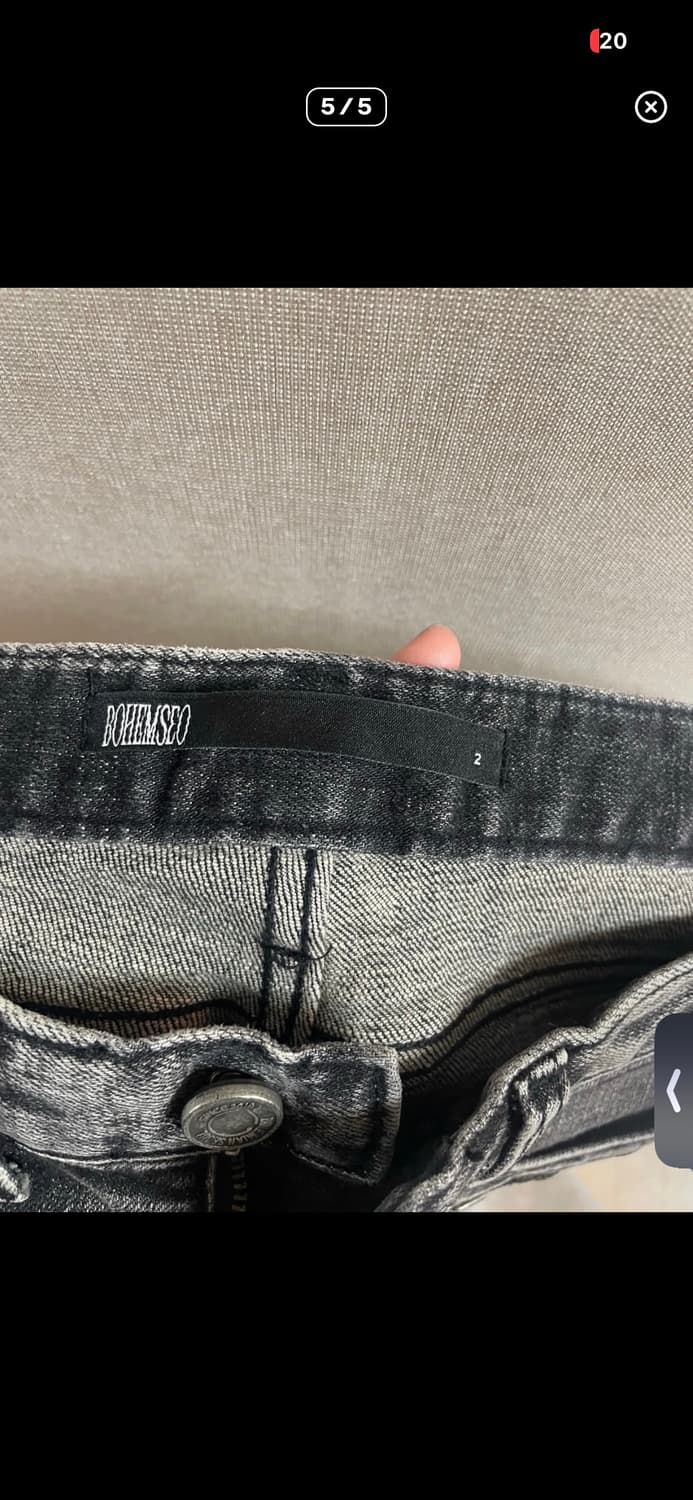 보헤미안 서울 프론트 포켓 부츠컷 데님 M 상품이미지5