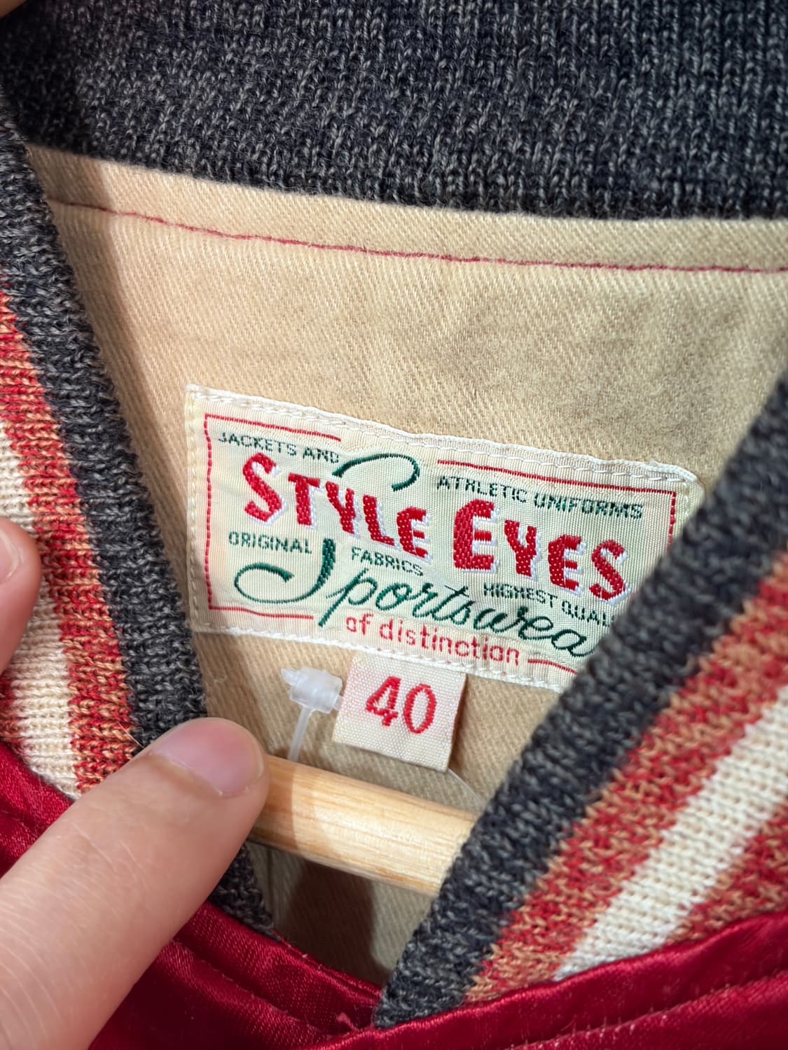 J76 스타일아이즈 체인 스티치 스카잔 자켓  상품이미지4