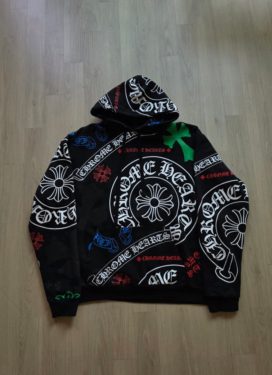 [xxl,새상품급]크롬하츠 스텐실 후드티 상품이미지2