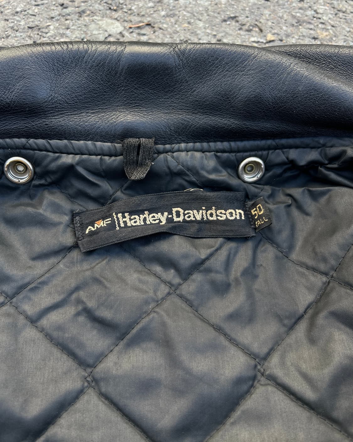 [XXL] 70s 빈티지 할리데이비슨 더블 라이더 자켓 상품이미지3