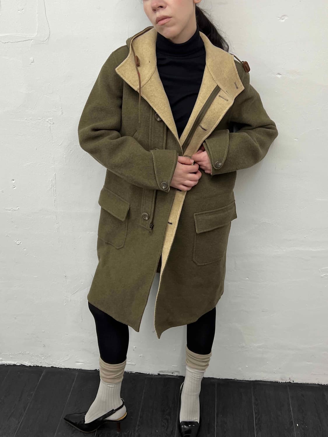 폴로 랄프로렌 울 후드 코트 상품이미지1