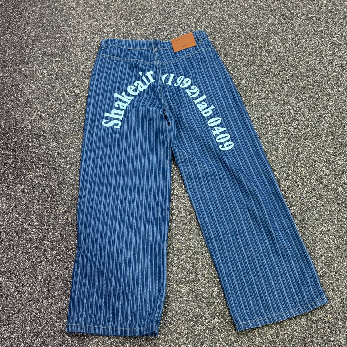 빈티지 프론트포켓 스트라이프 이니셜 팬츠 B3940 상품이미지5