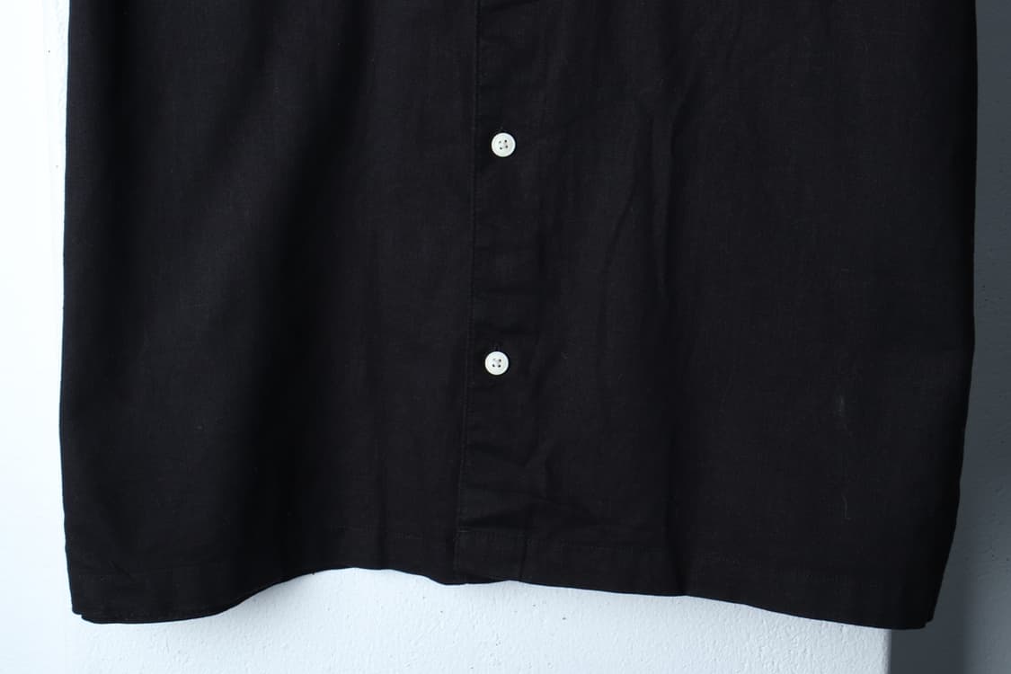 (2XL) 에이치앤엠 반팔 카라 티셔츠 셔츠 남방 블랙 무지-H31685 상품이미지4