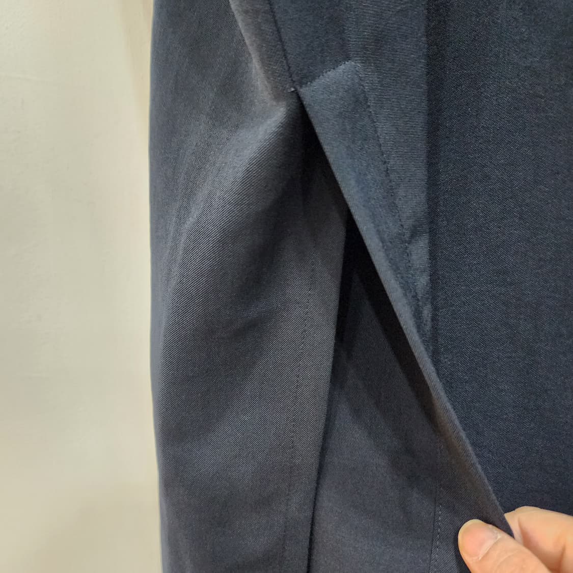 TIME 타임 후드 반팔 원피스 네이비 새제품 이너포함 상품이미지7