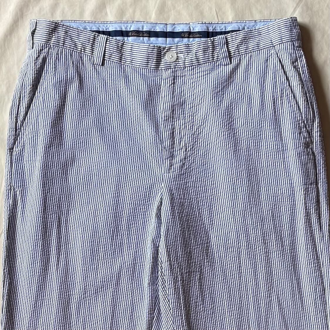[35] Brooks Brothers 클락 시어서커 코튼 팬츠 상품이미지2