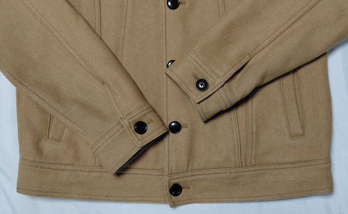 [L] 브라우니 재팬 아메카지 울 트러커 자켓 (카멜) 상품이미지3