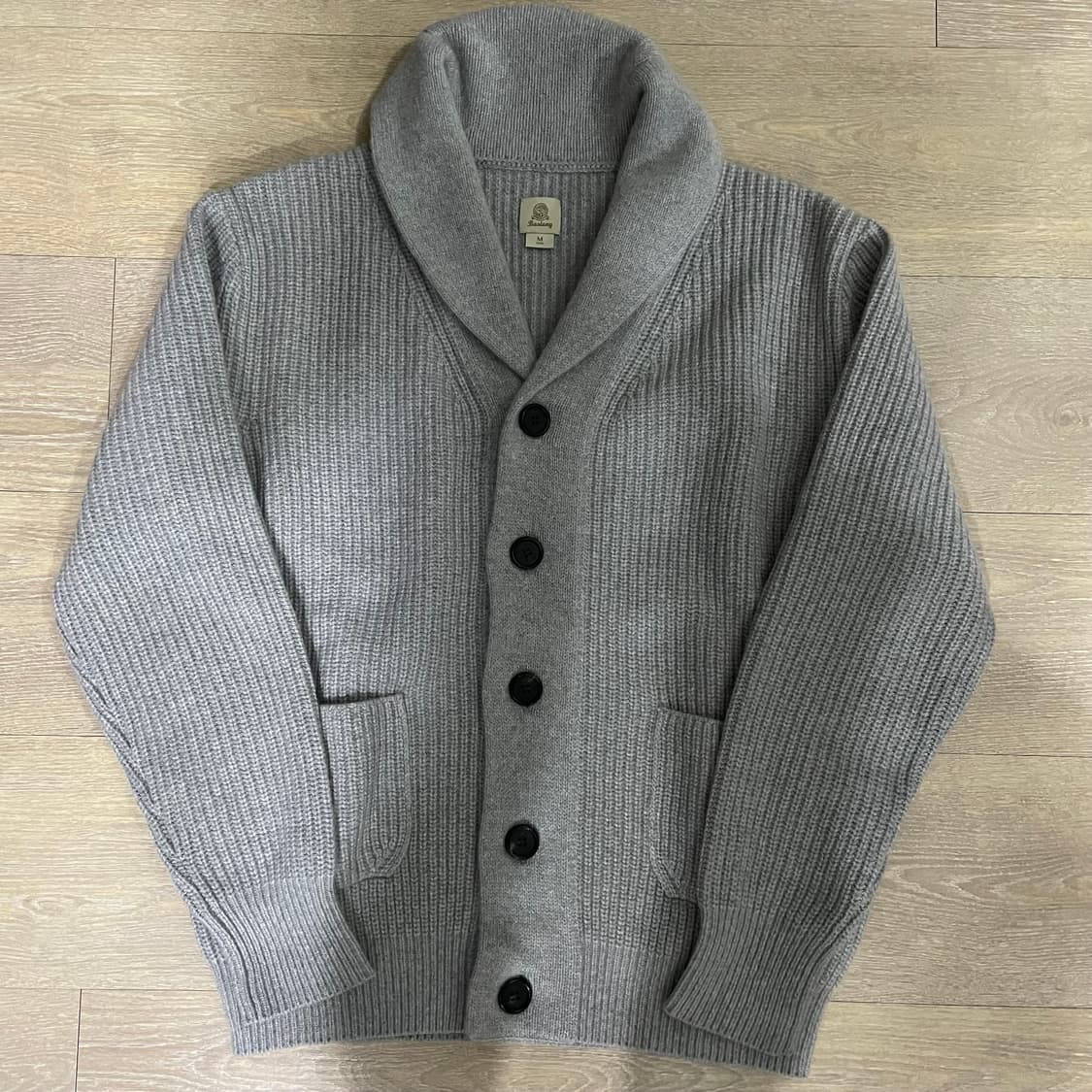 바스통 314 캐시미어 숄카라 가디건 M 상품이미지3