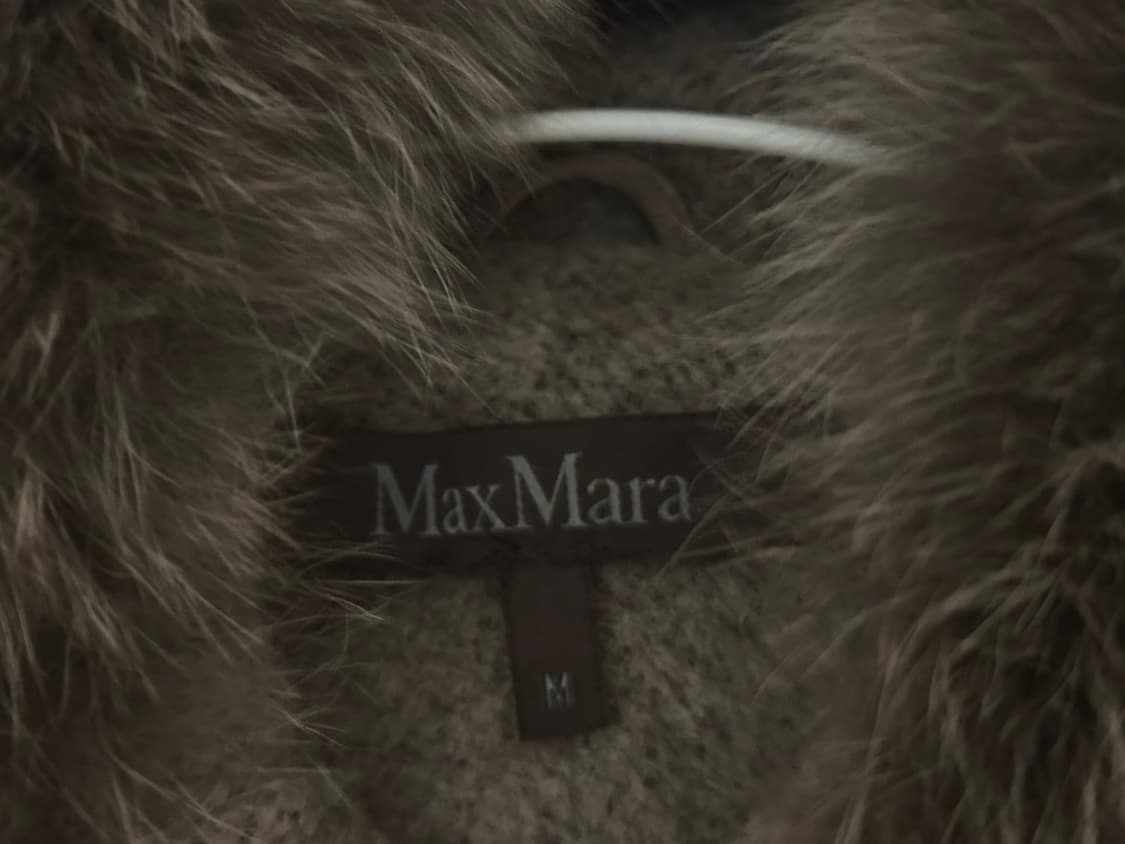 막스마라 알파카 울 퍼 자켓 퍼 코트 상품이미지3
