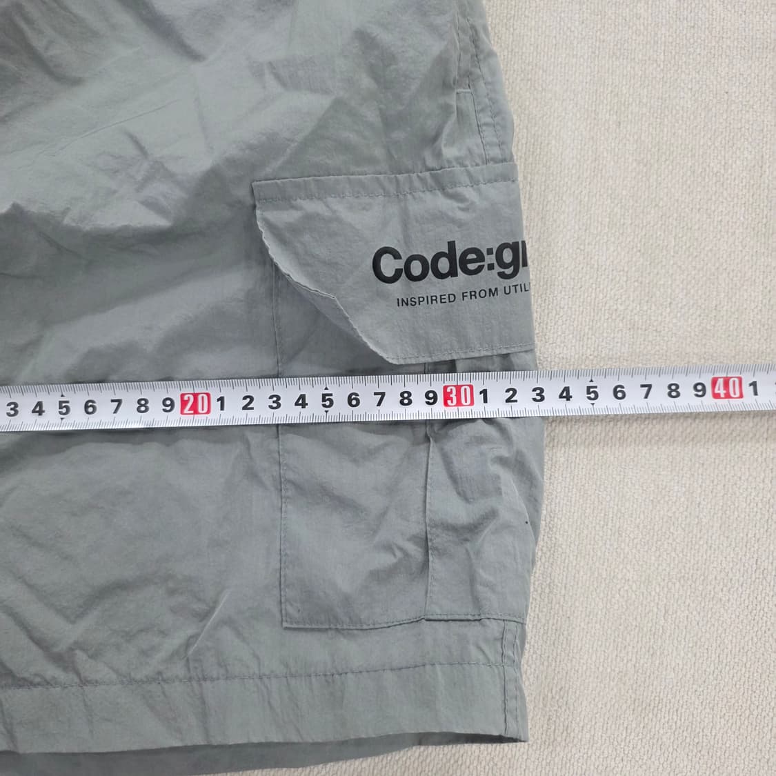L 코드그라피 나일론 카고 쇼츠 반바지 0225J 상품이미지6