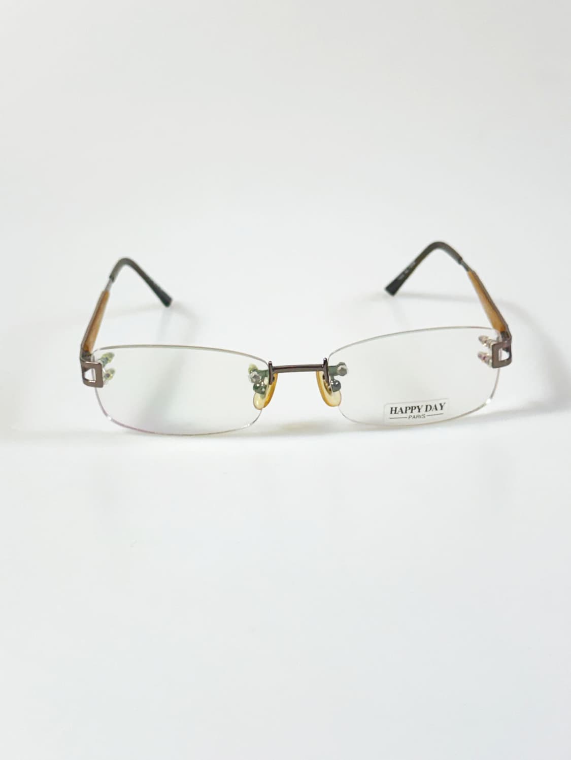 HAPPY DAY PARIS 무테 스퀘어 메탈 빈티지 안경 상품이미지2