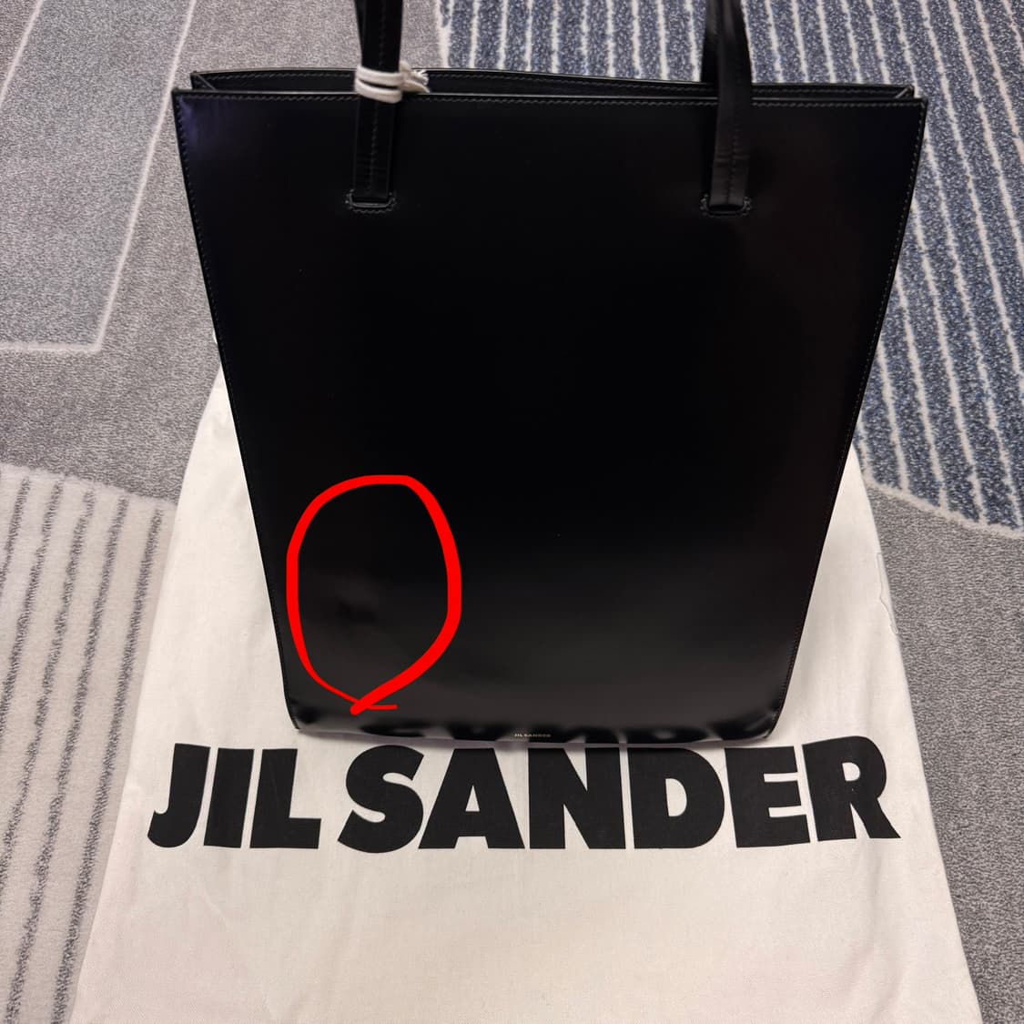 JIL SANDER 질샌더 파일 토트백(끈 조절 가능) 상품이미지2