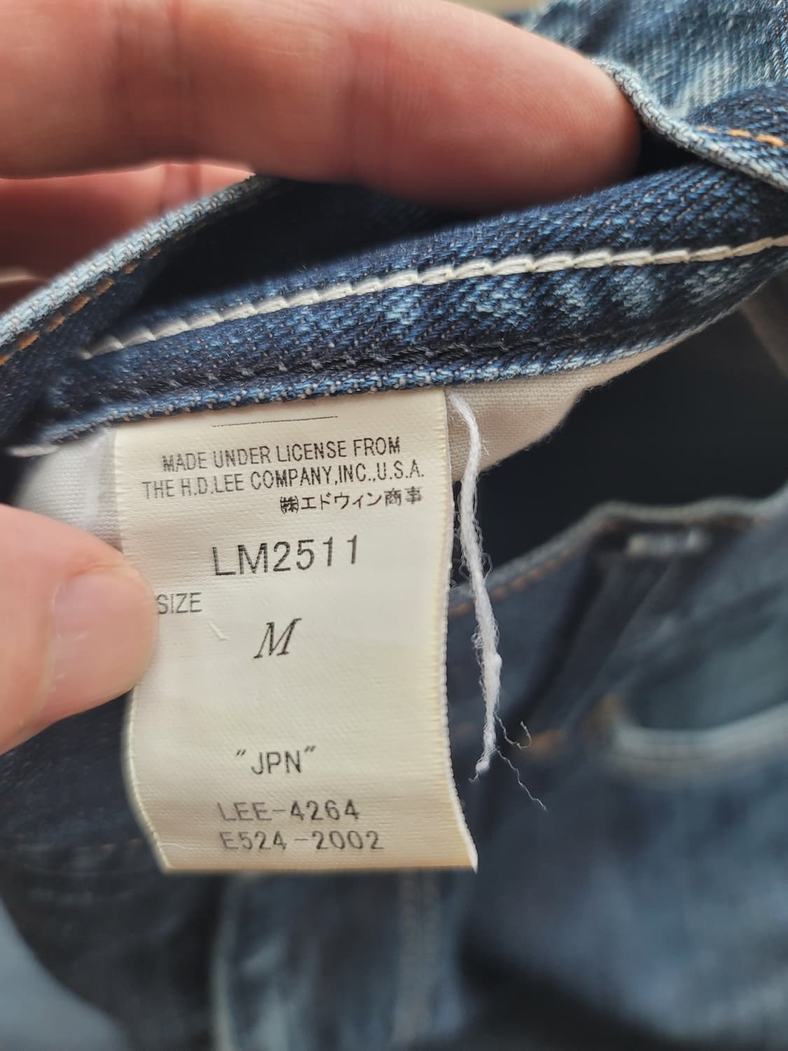 리  청바지   일본산청바지  리워크 오브 데님  허리 30 상품이미지1