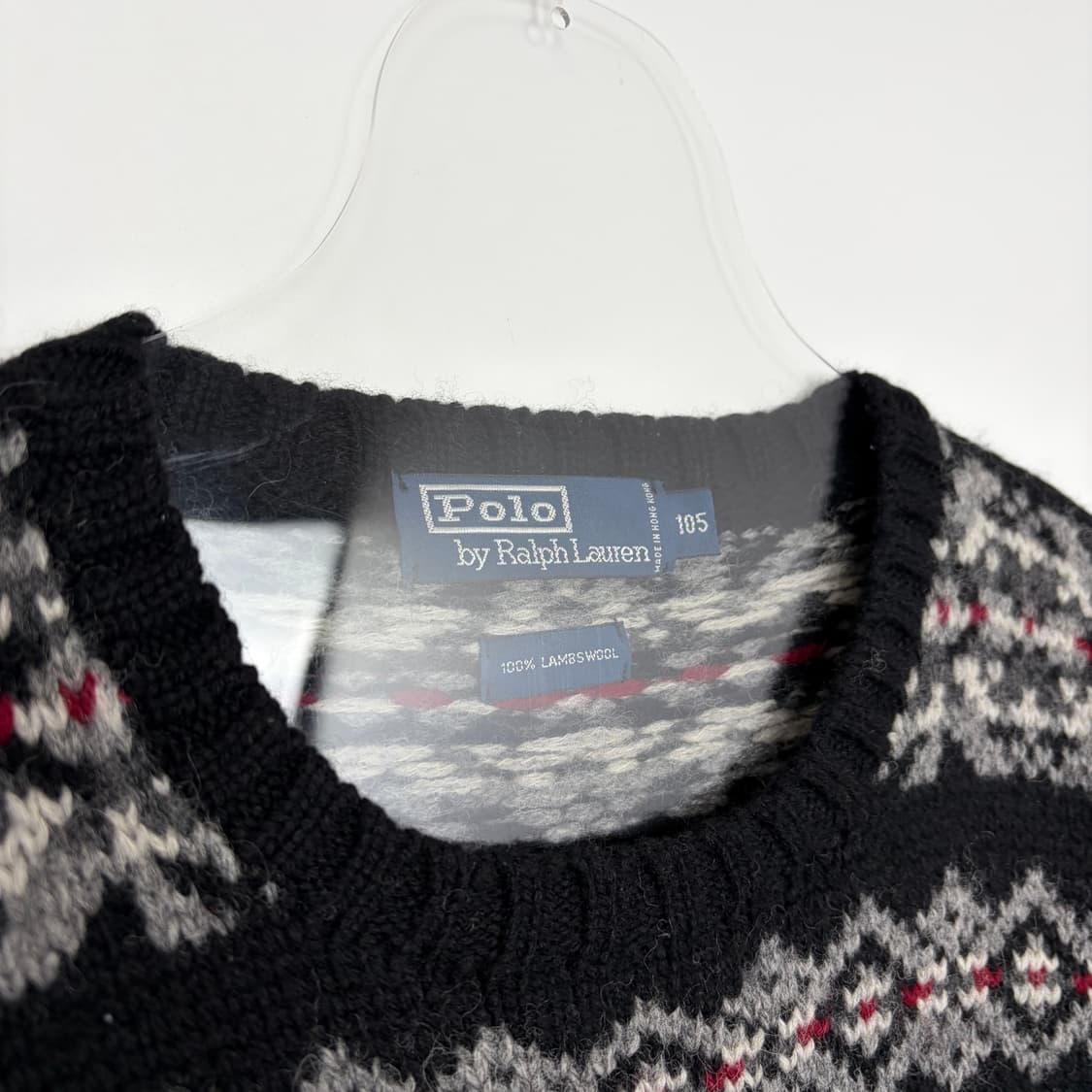 폴로 랄프로렌 페어아일 패턴 니트 티셔츠 상품이미지2