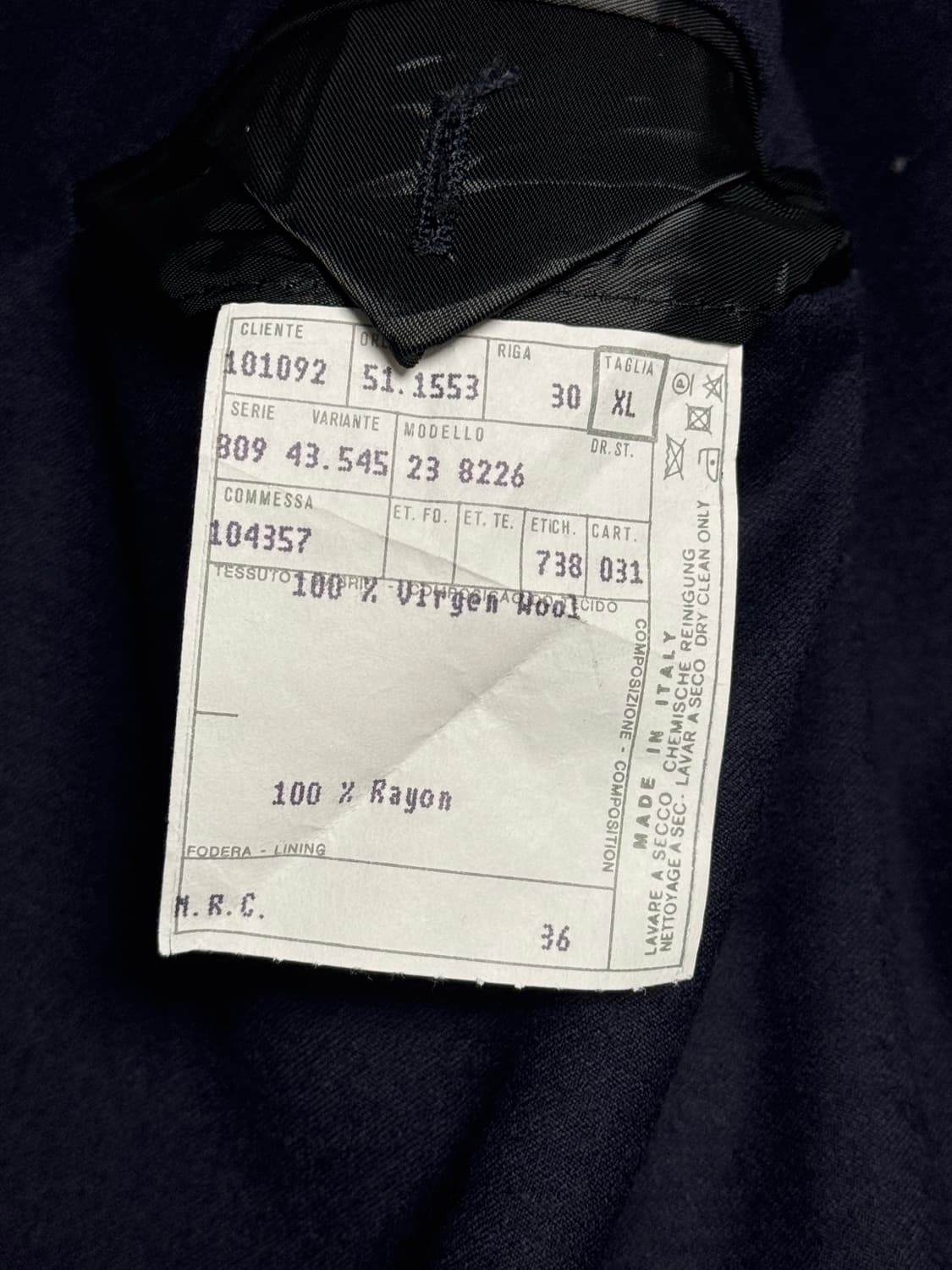 폴로 랄프로렌 네이비 울 블레이저 상품이미지2