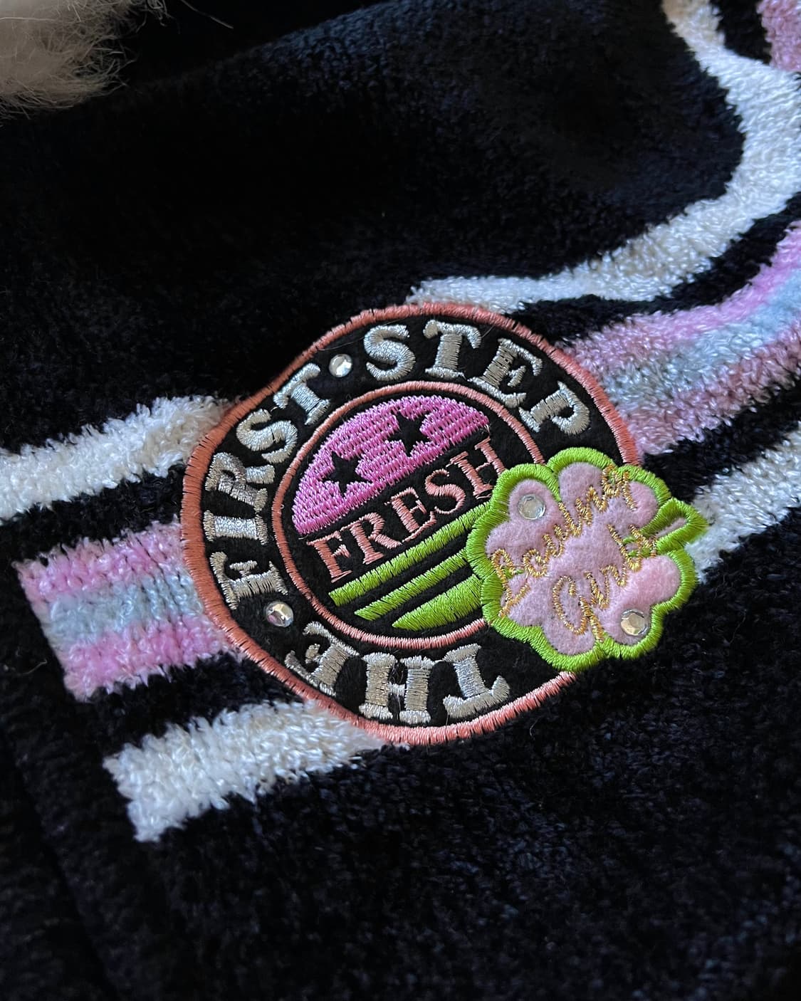 90s Peda & Mada Fur Hood Fleece Zip-up 상품이미지6