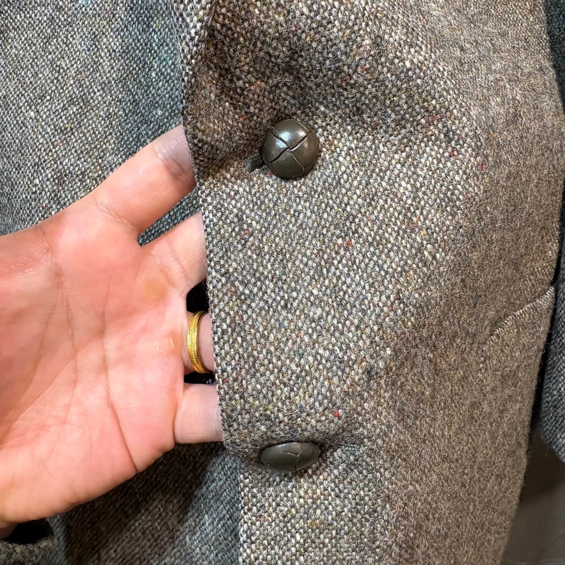 [L] BURBERRY 버버리 헤링본 울 블레이저  상품이미지3