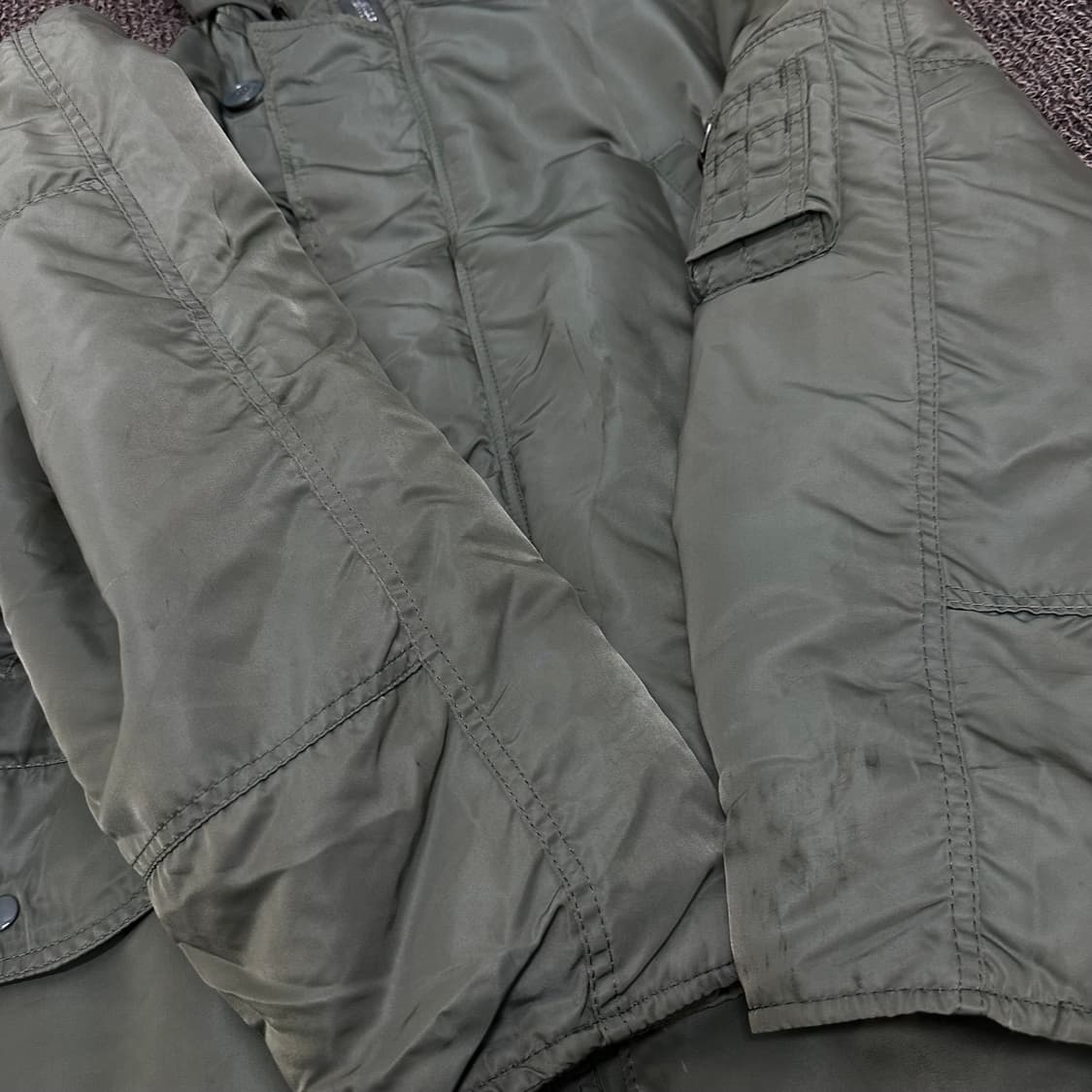 알파인더스트리 밀리터리 N3B 야상 점퍼 M 상품이미지3