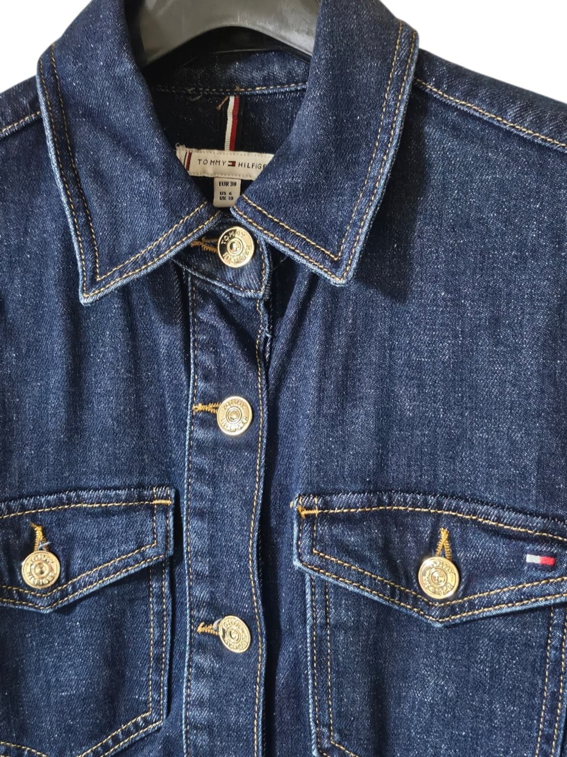 TOMMY HILFIGER 데님 원피스 정품 / 인디고 / 38(66) 상품이미지4