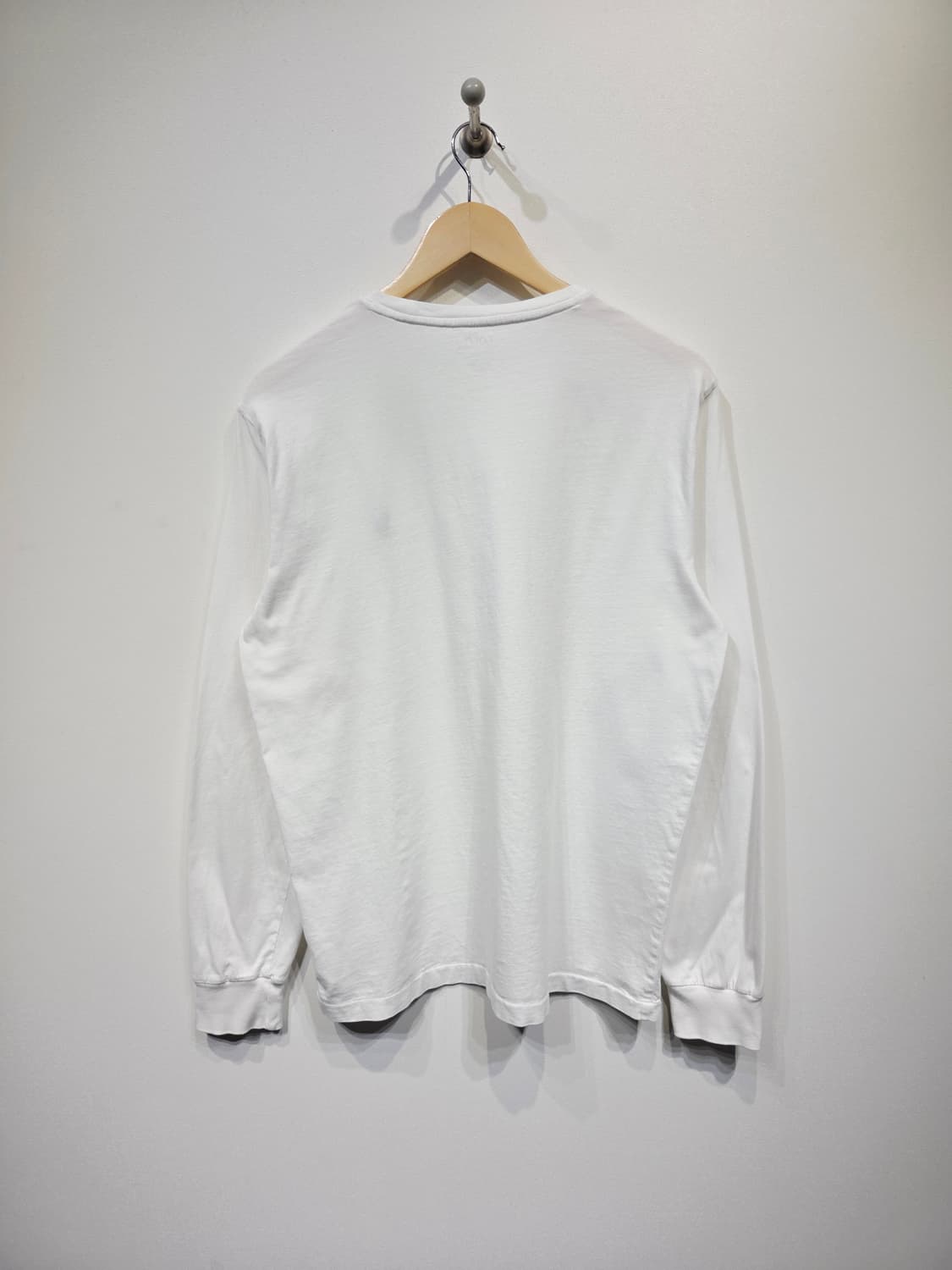 폴로 랄프로렌 커스텀 슬림핏 화이트 긴팔 티셔츠 상품이미지6