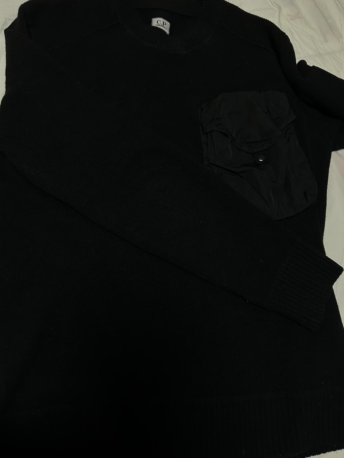 cp company  블랙 울 니트 52(105) 상품이미지8