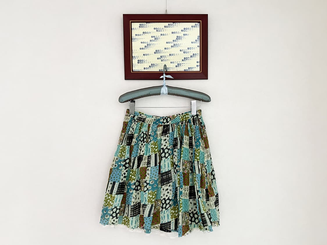 patchwork mini skirt 상품이미지2