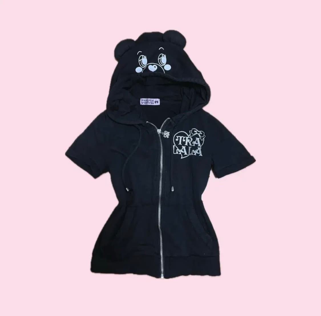 트랄라라 쿠마미미 반팔 후드집업  상품이미지1