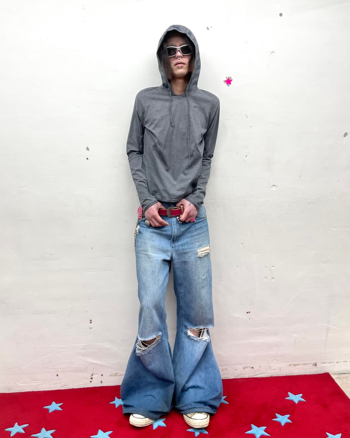 Hoodie Star Grey Hoodie 상품이미지8