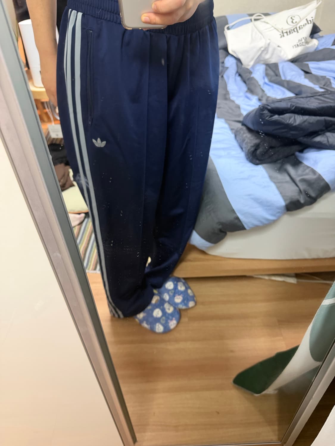 아디다스 bb트랙팬츠. 파이어버드 네이비 상품이미지1