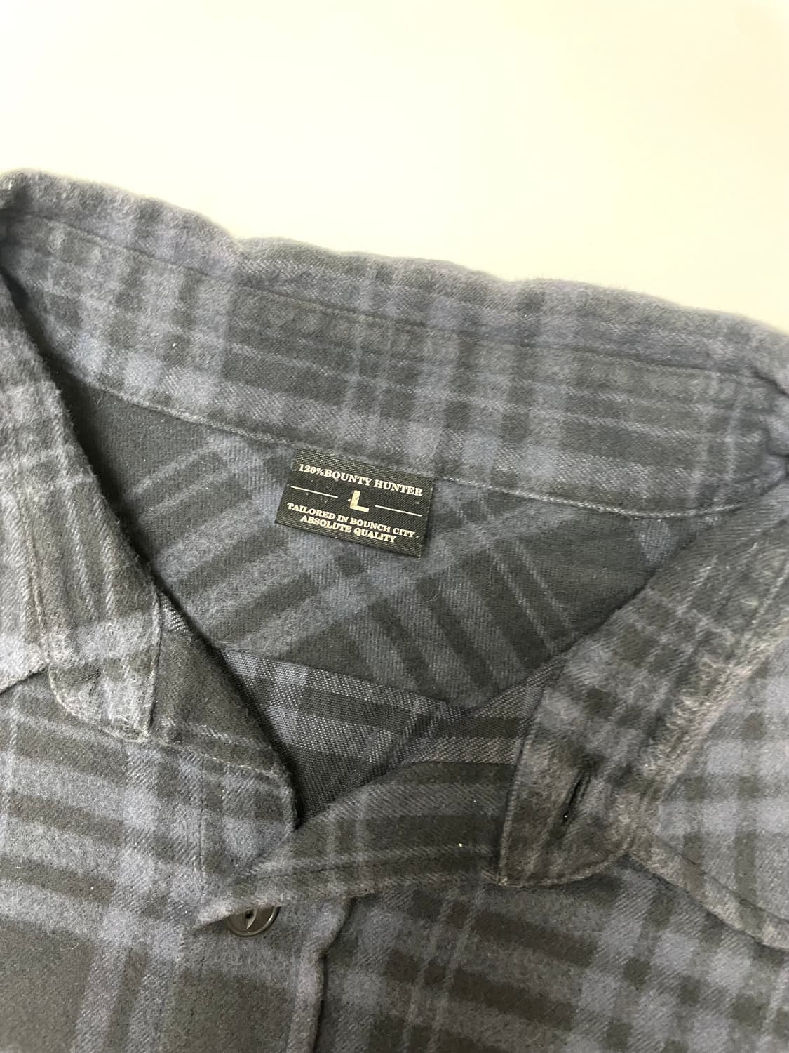 [L]바운티헌터 체크셔츠 블랙 상품이미지2