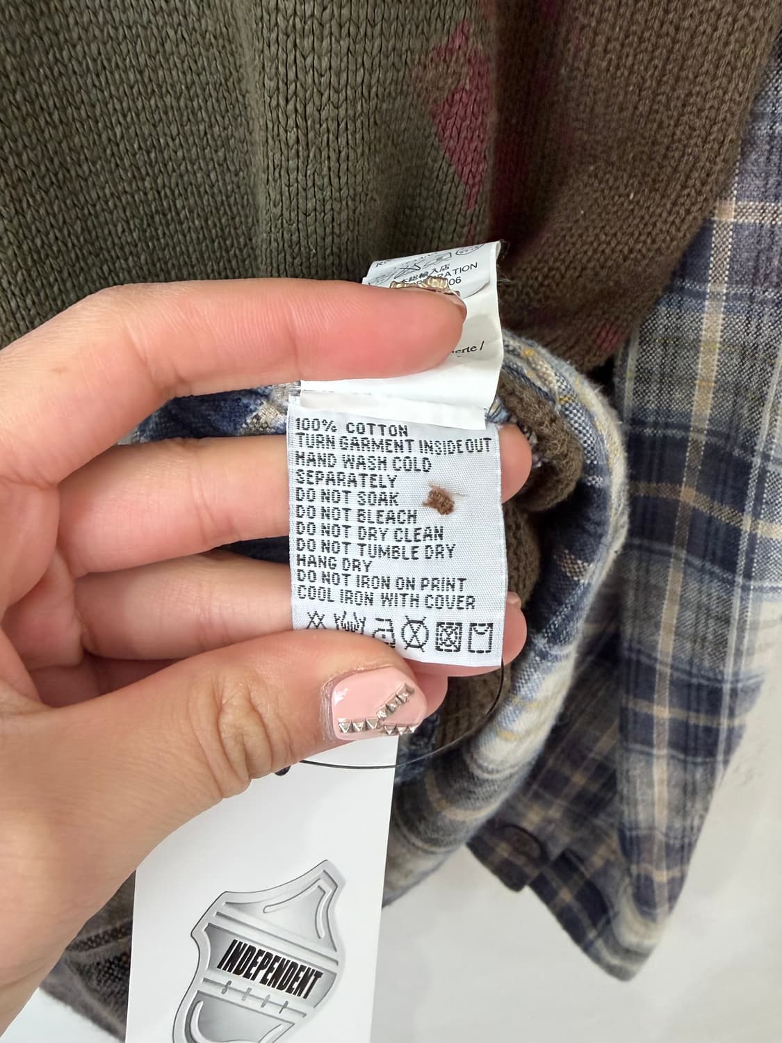 터프 진스미스 니트 베스트 도킹 셔츠 상품이미지6