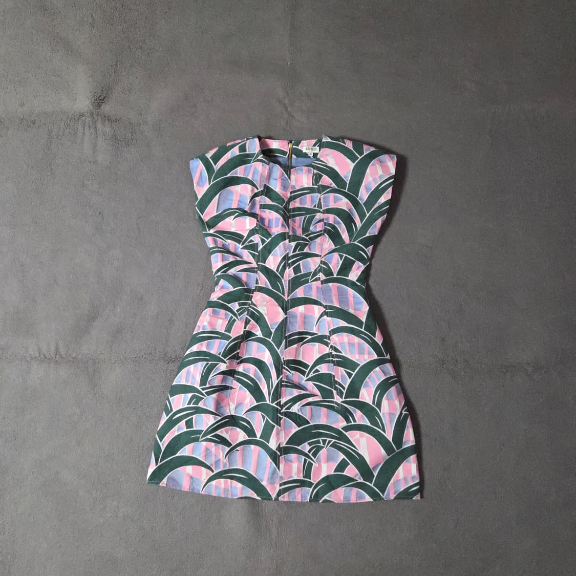 겐조 멀티컬러 플로럴 드레스 원피스 36 상품이미지3