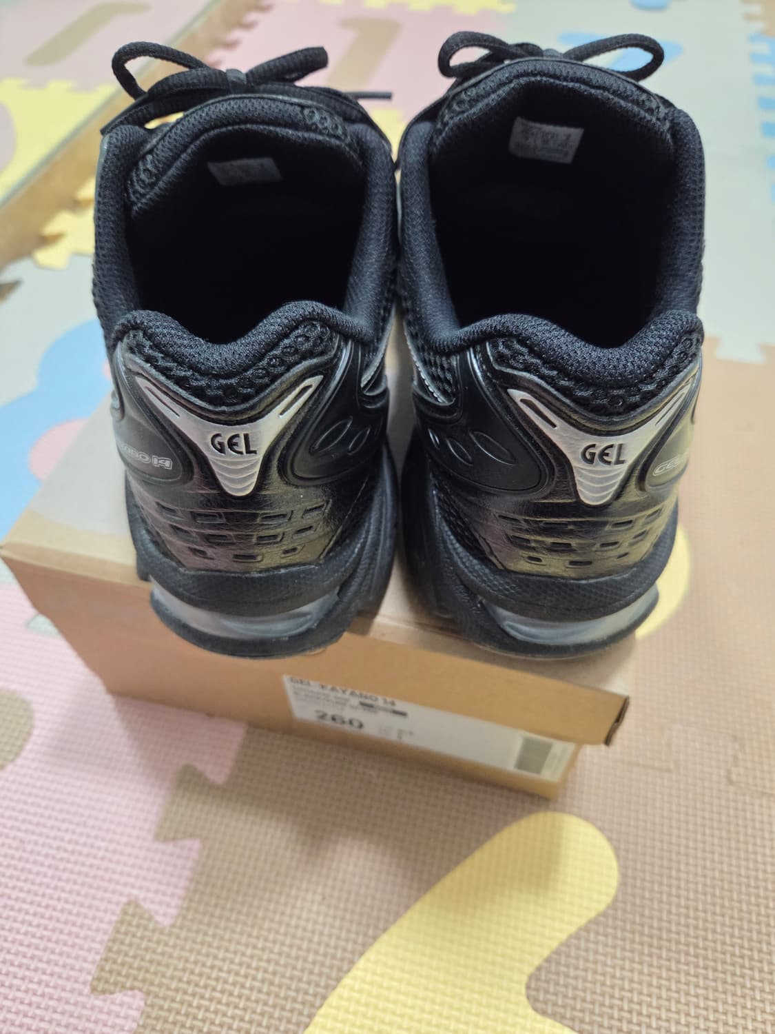 아식스 젤카야노 14 - 블랙,퓨어 실버 260 상품이미지5