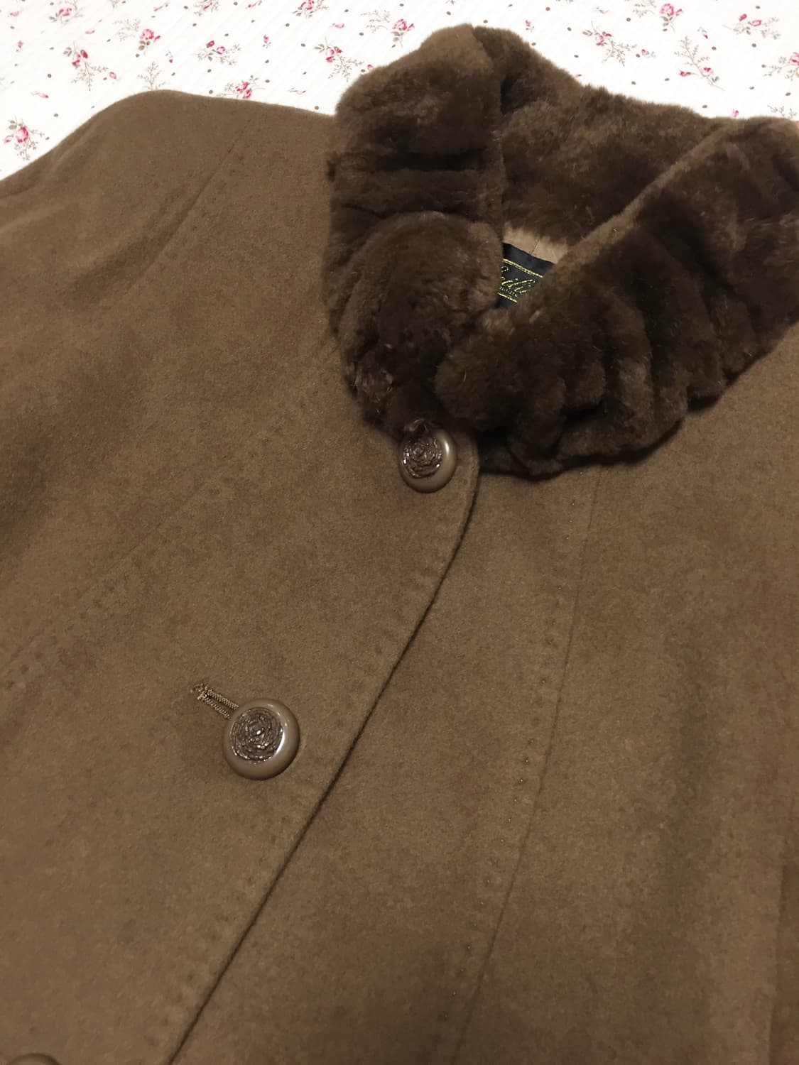 빈티지 브라운 퍼 코트 상품이미지2