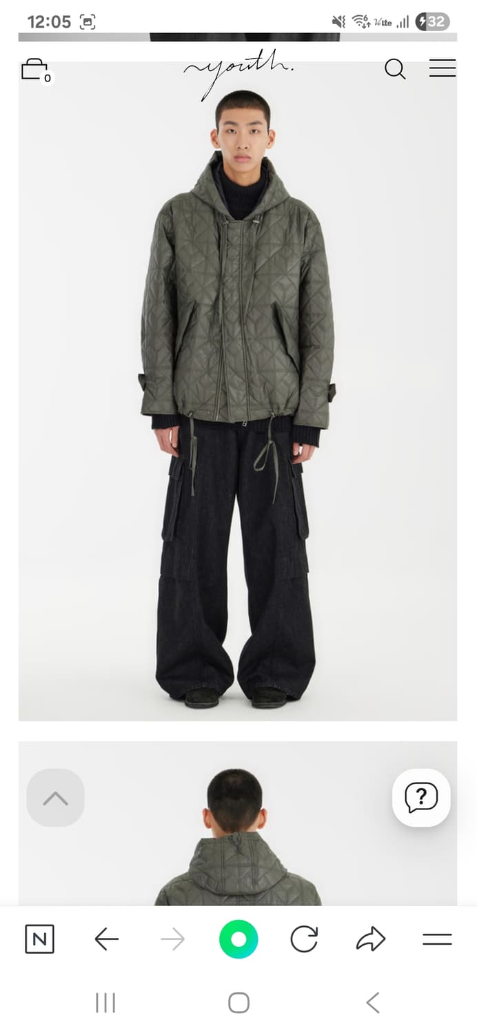 유스 퀄티드 m51 블루종 자켓 올리브 M사이즈 완전 새상품 상품이미지1