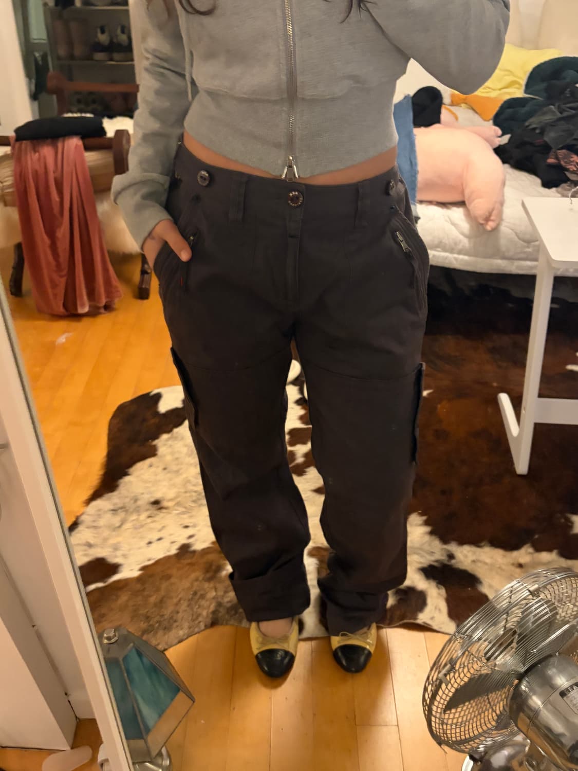 ASK 카고팬츠 (다크그레이) 상품이미지7