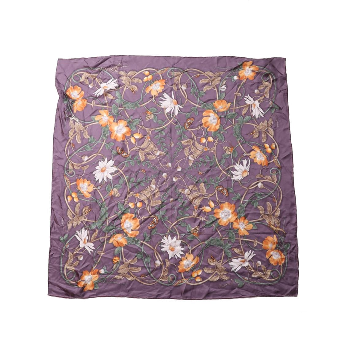 구찌 Gucci Silk Floral Scarf 
 상품이미지3