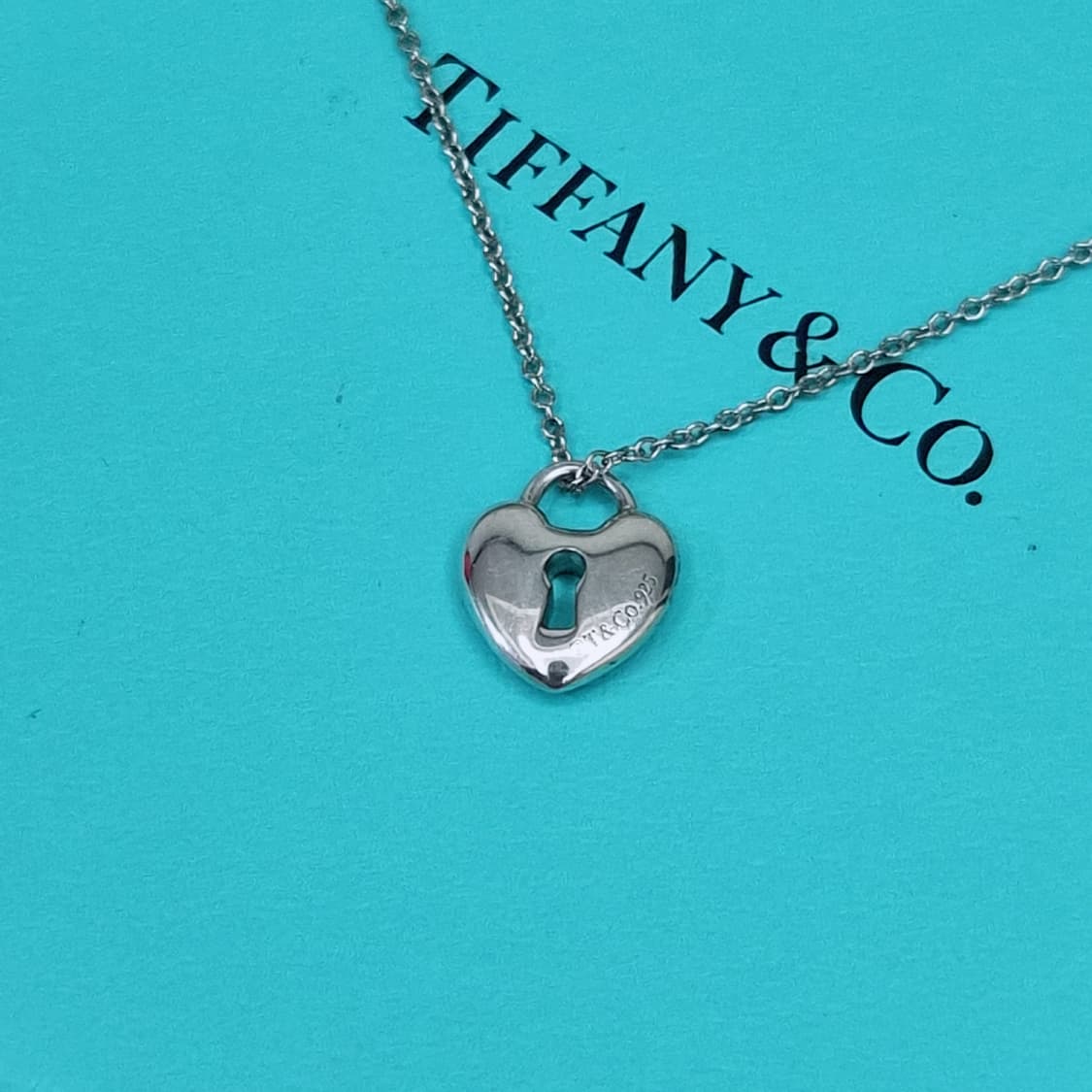 티파니 하트 락 한정판 목걸이 상품이미지4