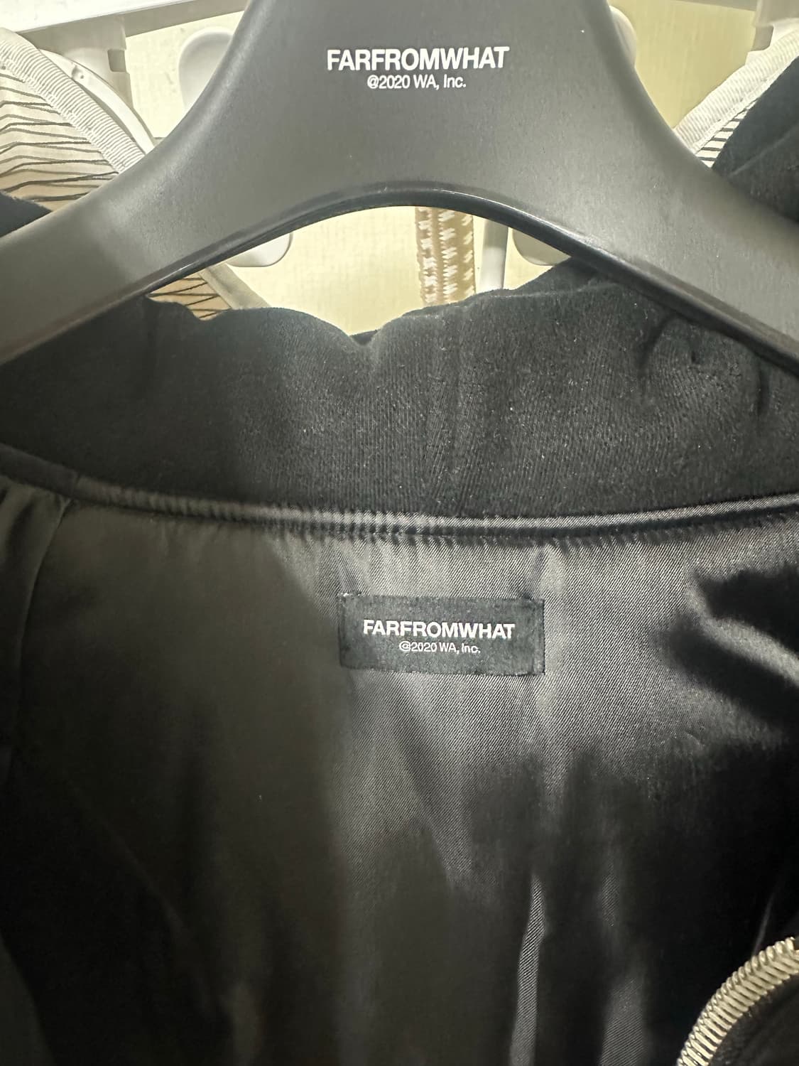 [1]파아카이브 오버사이즈 후드 봄버 블랙 상품이미지5