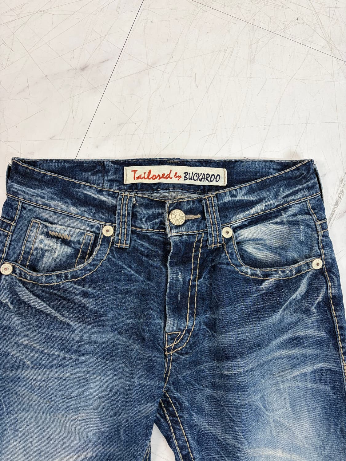a603) 30 버커루 빈티지 워싱 데님/청바지 상품이미지8
