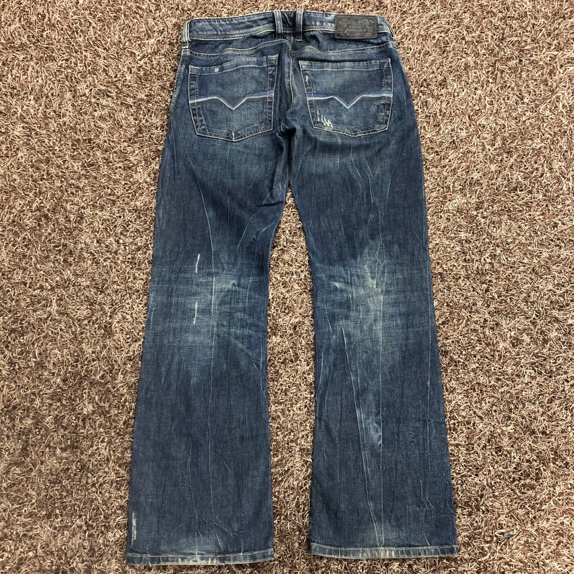 디젤 Zatiny 플레어 부츠컷 워싱 디스 데님팬츠 상품이미지5