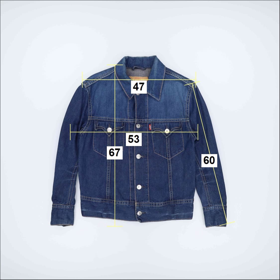 M 리바이스 70901 타입원 아이코닉 트러커 데님자켓 4109 상품이미지9