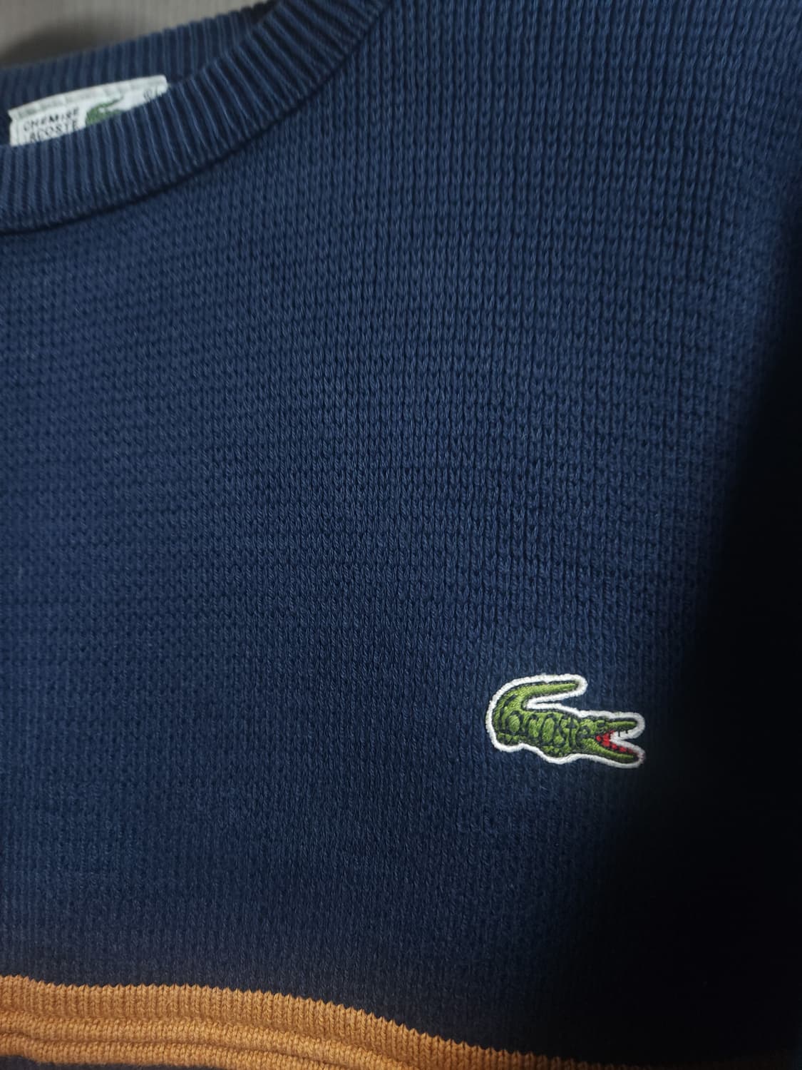 라코스테 패턴 니트 스웨터, L 상품이미지2